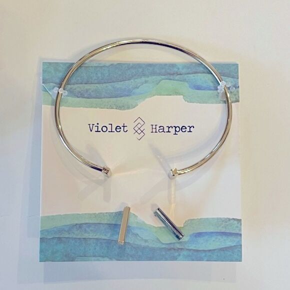 Violet Harper Jane Bar Bracelet + Earrings Set • NWT - Picture 3 of 5